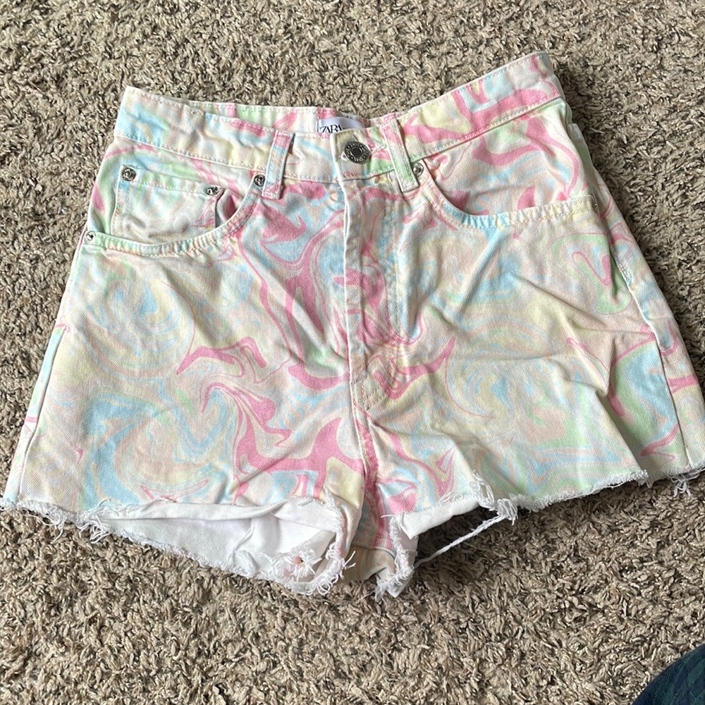 Fun colored zara shorts